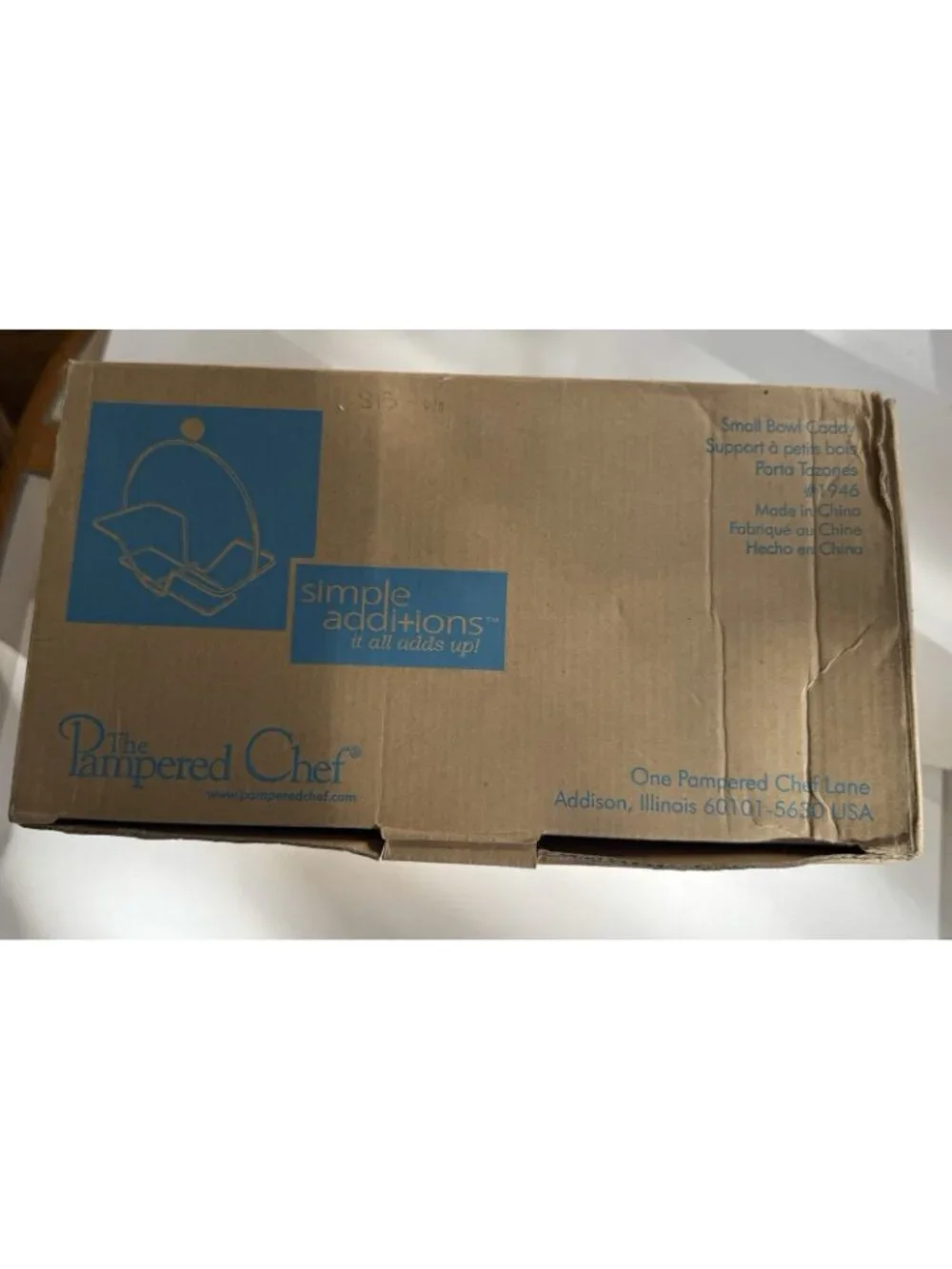 Pampered Chef Small Bowl Caddy #1946 Holds Simple Additions Bowls 2 Available